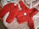 AWZ嬰兒羽絨服6-12個(gè)月分體寶寶冬季保暖13免洗棉服小童兩件套 小熊免洗套裝--紅色 80 cm 尺碼偏小建議拍大1號 曬單實(shí)拍圖