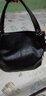瑾安真皮女包通勤手提包女大包頭層牛皮中年大氣高貴休閑斜挎包單肩包 黑色 曬單實(shí)拍圖