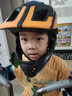 洛克兄弟（ROCKBROS） 兒童騎行頭盔平衡車(chē)滑步車(chē)全盔自行車(chē)輪滑安全帽可拆卸 半盔全盔自由切換（升級款-黑橙藍M） 曬單實(shí)拍圖