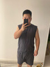 柔紡（Roufang）棉睡衣男士夏季薄款無(wú)袖背心短褲寬松大碼可外穿家居服套裝 HDE 58801 3XL 建議160-180斤 曬單實(shí)拍圖