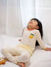 小番薯potatokids2025春夏兒童內(nèi)衣套裝排汗男女童寶寶家居服套裝 奶油 110 曬單實拍圖