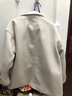 閱鄉(xiāng)港風毛呢大衣男冬季加棉加厚感寬松大碼呢子大衣高街男潮外套新款時尚潮流百搭高街痞帥學院港風簡約棉衣 米色(加棉加厚) XL 曬單實拍圖