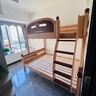 LINSY KIDS兒童床高低子母床上下鋪床雙層床 高低床(不含床墊）1.35m*1.9m 曬單實拍圖