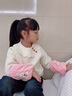XINBUCKS兒童袖套秋冬小孩套袖男女生羽絨服燈芯絨袖頭嬰幼兒外套防臟袖筒 粉色小兔 17*14CM（0-10歲） 曬單實(shí)拍圖
