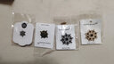 月蝶（YUEDIE）歐美海軍風船錨胸針男士個性西服小胸花星芒方向盤扣針船舵外套配飾品 古銅色 曬單實拍圖