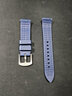 天牛（TANNEW）氟橡膠手表表帶男適配西鐵城精工美度華為GT防水手表鏈男手表配件 針扣款 藍色（鋼色扣） 20mm 曬單實(shí)拍圖