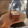 杉哲【沄衫甄選】適用蘋(píng)果airpods4保護套airpodspro代真皮瘋牛皮airpods2/3代耳機套新款瘋馬皮套男女 【淺棕色】100%進(jìn)口油臘瘋馬皮 Airpods 4 曬單實(shí)拍圖