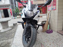 山竹（shanzhu）適用于豪爵鈴木gsx250r護(hù)杠防摔杠保險杠改裝GSX250R防摔棒一字杠 黑色保險杠+鋁合金頭 曬單實(shí)拍圖