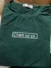ins風(fēng)韓版風(fēng)嘻哈印花短袖男潮牌寬松圓領(lǐng)bf男生T恤綠色夏季潮 T033   綠色 L 曬單實(shí)拍圖