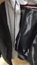 雅鹿假兩件連帽夾克外套男春秋季薄款男裝男士寬松休閑衣服 黑色【高品質(zhì)春秋款】 XL (建議體重130-150斤) 曬單實(shí)拍圖