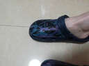夏季男士休閑拖鞋個(gè)性大頭涼鞋青少年防滑洞洞鞋帶后跟兩用涼拖潮 ZY-1881藍色 標準碼 39 曬單實(shí)拍圖