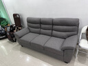 NITORI宜得利家居 家具 沙發(fā)客廳簡約布藝家用寬坐深沙發(fā) 諾爾2 三人位 灰色三人位 曬單實拍圖