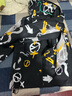 柏樂(lè )迪青少年春秋季潮牌外套12歲男孩初中學(xué)生帥氣夾克15胖大童男裝上衣 006黑色（春秋款）高品質(zhì) 175 3XL(130-145斤左右) 曬單實(shí)拍圖