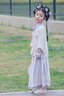 愛寶適兒童漢服女童春夏襦裙中國風(fēng)唐裝女孩兒童節(jié)禮物漢唐表演服T027 玉瑤臺 120 cm【建議身高115-125cm】 曬單實拍圖