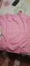 登森奧奧竹節棉2024新款鑲鉆純棉短袖t恤女夏季韓版寬松百搭上衣女 粉色（鑲鉆六排字母） 3XL 建議120-130斤 曬單實(shí)拍圖