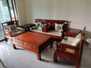 一善一品 紅木家具 非洲花梨(學(xué)名：刺猬紫檀)實(shí)木家具新中式沙發(fā)組合大戶(hù)型別墅家具 貴賓尊享訂制 付清尾款發(fā)貨 曬單實(shí)拍圖
