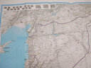 約旦敘利亞黎巴嫩巴勒斯坦以色列/世界分國地理圖 曬單實(shí)拍圖