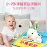 樂(lè )樂(lè )趣 0-3歲幼兒?jiǎn)⒚砂l(fā)聲書(shū)玩具書(shū)觸摸書(shū) 嬰幼兒童有聲讀物音樂(lè )兒歌智力開(kāi)發(fā)圖書(shū) 【小兔巴尼】0-3歲互動(dòng)手偶書(shū) 曬單實(shí)拍圖