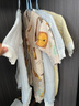wua·wua嬰兒衣服秋冬季連體衣新生兒衣服寶寶彩棉夾棉保暖哈衣居家睡衣 淺藍 80cm （適合9-12月 體重16-20斤） 曬單實(shí)拍圖