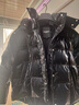 VEROMODA羽絨服女秋冬新款連帽立領(lǐng)幻彩面料羽絨服時(shí)尚保暖透氣 黑色 170/88A/L 曬單實(shí)拍圖