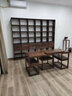 靈鷗實木書架北美黑胡桃木書柜現(xiàn)代簡約客廳組合柜多層書柜滿墻落地柜 北美黑胡桃木180*30*200cm 曬單實拍圖