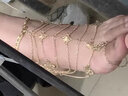 芯奢2025新款潮腳鏈女腳環(huán)腿鏈飾品性感異域風(fēng)情足鏈金色腳背鏈宮廷風(fēng) 一對(duì) 曬單實(shí)拍圖