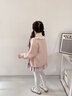 安妮優(yōu)兒（Anneyol）女童JK套裝春秋2025秋裝新款學(xué)院風(fēng)韓版百褶裙毛衣開(kāi)衫三件套洋氣 粉色三件套【裙子+襯衣+開(kāi)衫】 160 曬單實(shí)拍圖