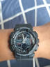 卡西歐（CASIO） 手表g-shock雙顯大表盤石英腕表學生防水防震多功能時尚運動男表 潮流酷黑 GA-140-1A1 曬單實拍圖
