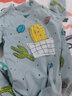 親青寶貝嬰兒連體衣服3春秋6寶寶9哈衣5爬服新生兒周歲全棉外出服0-12個(gè)月 綠色 80cm 曬單實(shí)拍圖