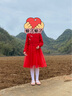 巴拉巴拉女童連衣裙兒童裙子款拜年服春裝國(guó)風(fēng)毛衣網(wǎng)紗裙 曬單實(shí)拍圖