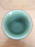龍泉青瓷功夫茶具茶杯陶瓷主人杯手工小號品茗杯單杯中式家用喝茶杯泡茶碗 弟窯梅子青-禮盒裝 曬單實(shí)拍圖