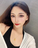 Giely黃金哈嘍KT貓咪吊墜女生足金hellokt貓項(xiàng)鏈七夕情人節(jié)禮物送女友 大版：KT貓吊墜-金約1.4g【配銀鏈】 曬單實(shí)拍圖