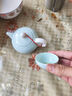 華光國(guó)瓷 華青瓷功夫茶具套裝 骨瓷茶具8件套裝 高端禮品裝 青茂 曬單實(shí)拍圖