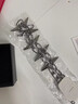 自由說ins歐美男生鉚釘項鏈頸鏈體育生性感項圈男潮暗黑帥氣項鏈鎖骨鏈 黑色 曬單實拍圖