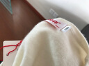 恒源祥羊絨內衣套裝圓領(lǐng)保暖純山羊絨內衣情侶款羊絨衣羊絨褲 圓領(lǐng)米白女款 M (160) （女：90-100斤） 曬單實(shí)拍圖