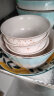 浩雅景德镇碗具套装陶瓷米饭碗小汤碗欧式 太阳岛4.5英寸金钟碗10个装 实拍图