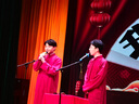 天彩繡 德云華服相聲服大褂中國風(fēng)民國長(cháng)衫中式長(cháng)袍馬褂男女 酒紅色 L-175cm 曬單實(shí)拍圖