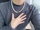 Caokit Keeiy輕奢珍珠項鏈女高質(zhì)感紅瑪瑙黃金珠鎖骨鏈母親節(jié)生日禮物送媽媽 紅瑪瑙珍珠項鏈 8-9mm x 45cm 曬單實拍圖