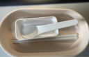 志高（CHIGO） 加熱飯盒插電免注水無水電熱飯盒上班族帶飯保溫便攜可加熱飯盒 1L白色【免注水加熱】送餐具+湯盒 曬單實拍圖