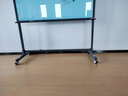 京慶天創(chuàng  ) 鋼化玻璃白板支架式活動(dòng)黑板移動(dòng)立體辦公會(huì )議大黑板立式教學(xué)培訓支架式帶輪磁性寫(xiě)字板彩色玻璃 曬單實(shí)拍圖