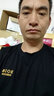 皮爾卡丹（pierre cardin）夏季新款短袖T恤男圓領(lǐng)T恤薄款純色純黑色百搭半袖上衣汗衫針織 727黑金字 XL 175 曬單實(shí)拍圖