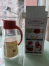 阿司倍鹭（ASVEL）大号玻璃油壶油瓶调味瓶 自动开合调料瓶酱油醋瓶 红色650ml 实拍图