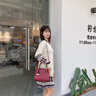 COOGI包包女款2025年品牌輕奢侈女士包包生日七夕情人節禮物送女友老婆 酒紅色 24*18*12CM 曬單實(shí)拍圖
