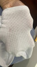 米寶兒（MIPP）兒童純棉襪夏季網(wǎng)眼白色男童棉襪薄款女童短筒100%棉透氣粉色襪 白色組合-3雙 18-20cm適合鞋碼29-33 曬單實(shí)拍圖