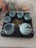尋汝汝窯茶壺單壺大號陶瓷天青色功夫茶具高檔西施壺開(kāi)片泡茶壺天青色 大西施壺280ml+4個(gè)圓融杯l+公道杯+方盤(pán) 曬單實(shí)拍圖