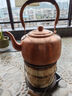銅味居銅壺燒水壺純銅純紫銅銅茶壺手工燒水壺火鍋加湯銅壺加厚家用商用 原色款/光面壺/ 5L 燃氣電陶款 曬單實(shí)拍圖