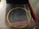 中國黃金（CHINA GOLD）黃金手鐲實心素圈古法足金傳承婚嫁金七夕情人節(jié)禮物送女朋友老婆 【實心定制款2-3天發(fā)】約20.5g【多退少補】 60圈號 曬單實拍圖