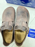 BIRKENSTOCK勃肯德國進口男女款牛皮革涂油復古London低幫休閑鞋 棕色窄版166533 36 曬單實拍圖