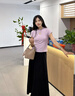 京贊2025新款包包輕奢真皮感女包斜挎水桶包手提包牛皮紋路單肩包禮物 大象灰（優(yōu)質(zhì)版）送絲巾 曬單實(shí)拍圖