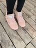 公羊女鞋秋冬季真皮休閑鞋女板鞋中高幫馬丁靴百搭休閑鞋子 粉色 36  曬單實(shí)拍圖